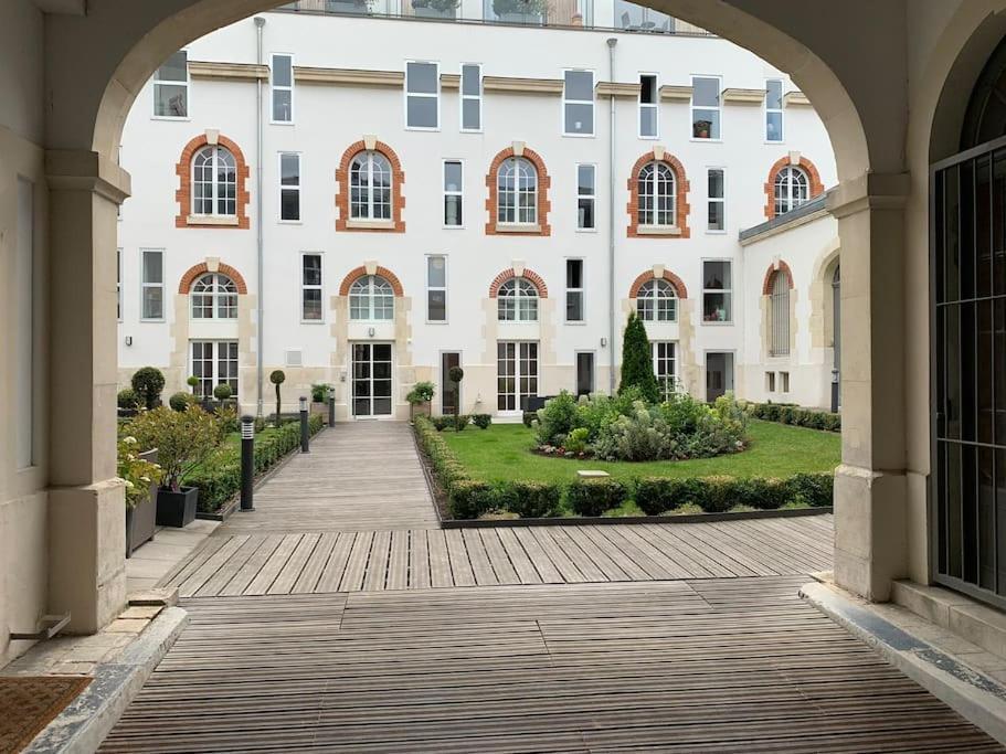 Studio Terrasse, Ancienne Maison De Champagne Reims Zewnętrze zdjęcie