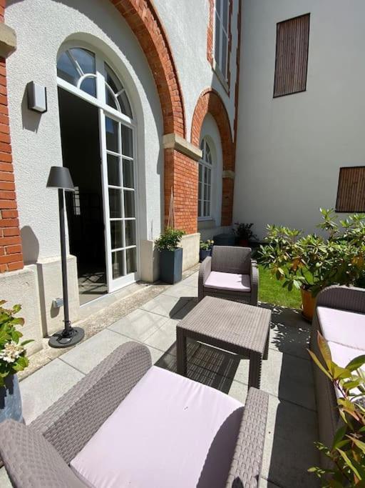 Studio Terrasse, Ancienne Maison De Champagne Reims Zewnętrze zdjęcie
